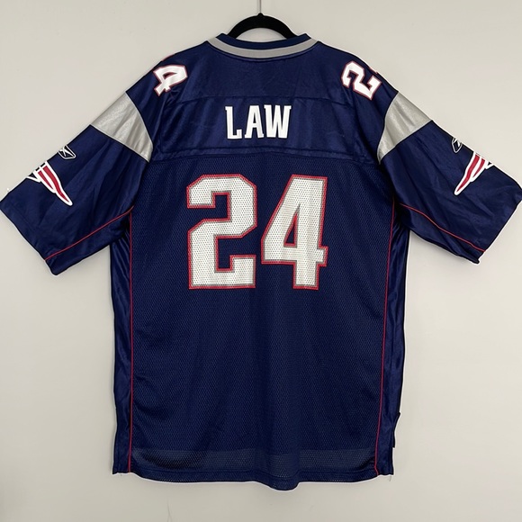 Reebok NFL Equipment New England Patriots #24 LAW Retired Size XL - Picture 3 of 14